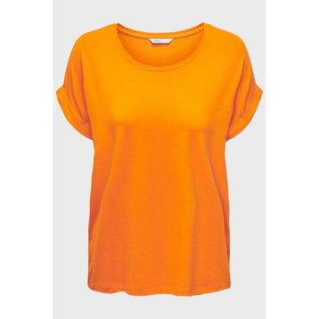 Only 15106662 Orange Bisiklet Yaka Onlmoster Kadın T-shirt