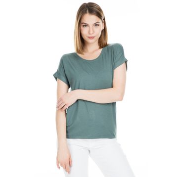 Only 15106662 Orange Bisiklet Yaka Onlmoster Kadın T-shirt