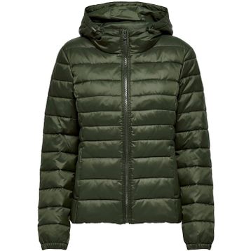 Only 15156569 Tahoe Hood Koyu Yeşil Kadın Mont