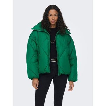 Only 15242558 Yeşil Kadın Oversize Şişme Mont