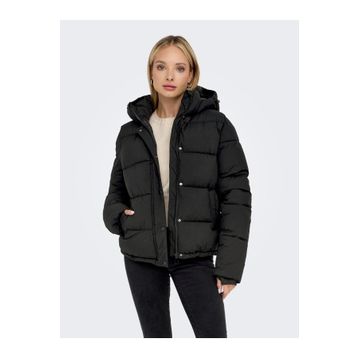Only 15287909 Siyah Kapüşonlu Kadın Mont