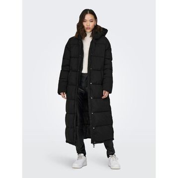 Only 15287913 Onlann Premium Puffer Coat X-Long Otw Rüzgar geçirmez Siyah Kadın Mont
