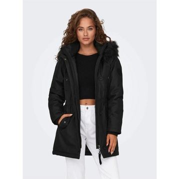 Only 15304625 Iris Fur Winter Siyah Kadın Parka Mont