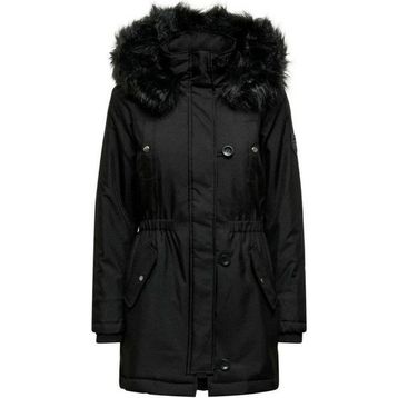 Only 15304625 Iris Fur Winter Siyah Kadın Parka Mont