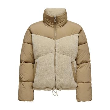 Only 15322083-BROWN-RICE Krem Kadın Mont