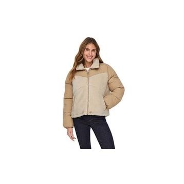 Only 15322083-BROWN-RICE Krem Kadın Mont
