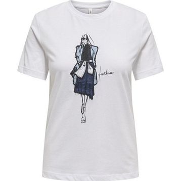 Only Eguler 15329752 Fit Kadın Tişört