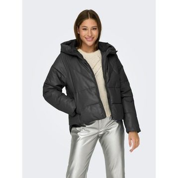Only New Anja Faux Fuffer 15297083 - Siyah Kadın Mont