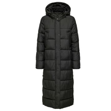 Only Onlcammie Long Quilted Coat Otw Siyah Kadın Mont