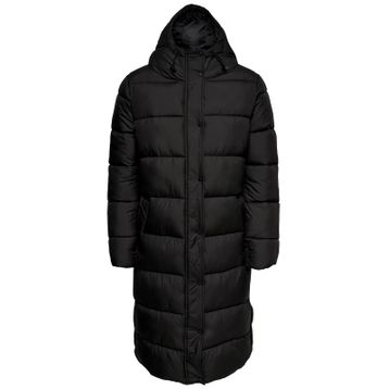 Only Onlcammie Long Quilted Coat Otw Siyah Kadın Mont