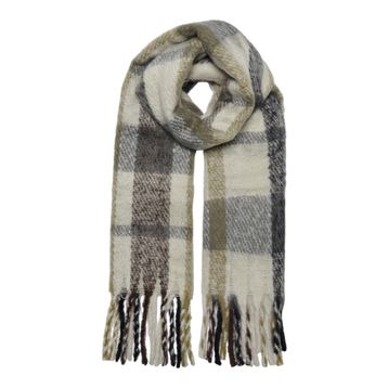 Only Onlwinie Check Scarf CC Siyah Kadın Atkı