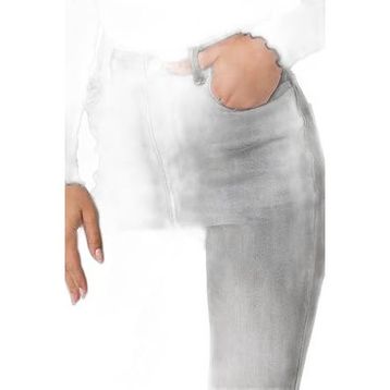 Only Slim Fit Yüksek Bel Grey Denim Kadın Kot Pantolon