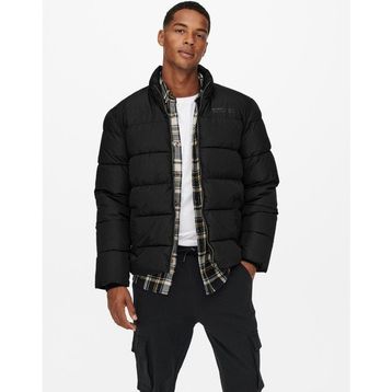 Only & Sons 22019345 Siyah Erkek Mont