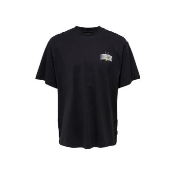 Only & Sons 22022638 Onsgarth Ovz Beetle Ss Tee Açık Beyaz Oversize Erkek T-shirt