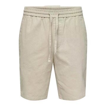 Only & Sons 22024967 Onslinus 0007 Cot Lin Shorts Noos Gri Erkek Şort
