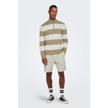 Only & Sons 22024967 Onslinus 0007 Cot Lin Shorts Noos Siyah Erkek Şort