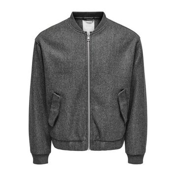 Only & Sons 22034739 Onsworf Lıfe Bomber Jacket OTW Gri Erkek Mont