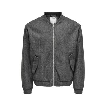 Only & Sons 22034739 Onsworf Lıfe Bomber Jacket OTW Gri Erkek Mont