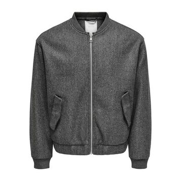 Only & Sons 22034739 Onsworf Lıfe Bomber Jacket OTW Gri Erkek Mont