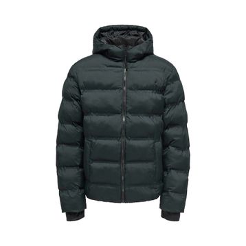 Only & Sons 22034836 Onsunion Seamles Life Hood Siyah Erkek Mont