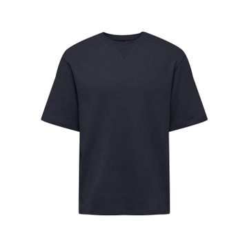 Only & Sons Onsmoab Life Rlx Ss Sweat Koyu Lacivert Erkek Sweatshirt