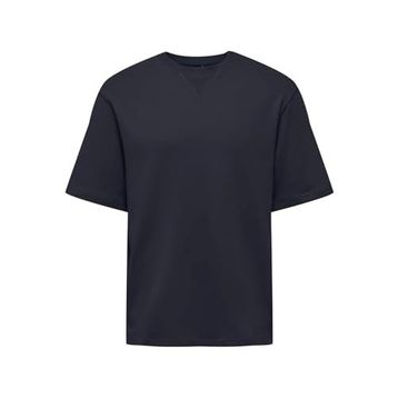 Only & Sons Onsmoab Life Rlx Ss Sweat Koyu Lacivert Erkek Sweatshirt