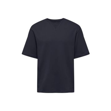 Only & Sons Onsmoab Life Rlx Ss Sweat Koyu Lacivert Erkek Sweatshirt