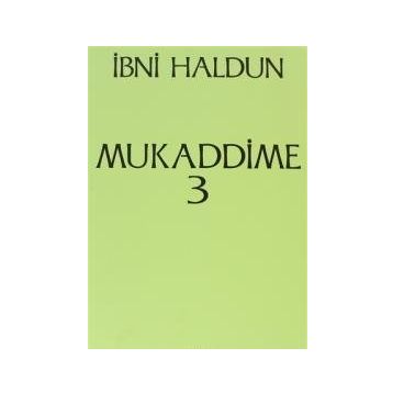 Onur Yayınları Mukaddime Cilt: 3
