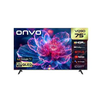 Onvo 75VQ90F3UB 75 inç 190 Ekran 4K Ultra HD Google QLED TV