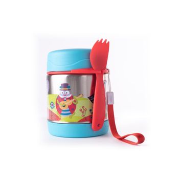 Oops Küçük Dünya Mavi Paslanmaz Çelik Mama Termosu