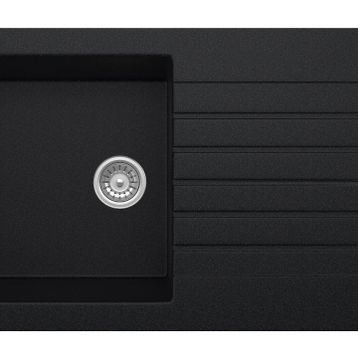 OPAL UM-100 XL Metallıc Black Granit Eviye