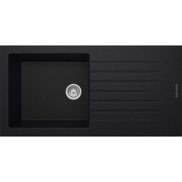 OPAL UM-100 XL Metallıc Black Granit Eviye