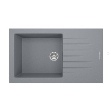 OPAL Um-45 Stone Grey Granit Eviye