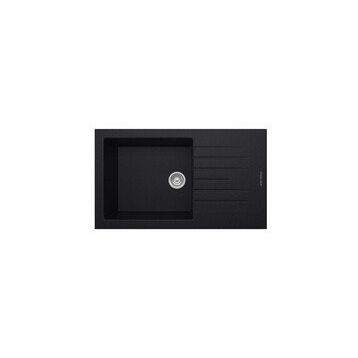 OPAL UM-86 XL Metallıc Black Granit Eviye