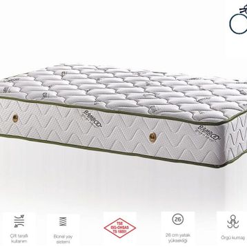 Opalin Bamboo 90x190 cm Yaylı Yatak