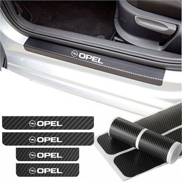Opel 4 Adet Karbon Kapı Eşiği Sticker