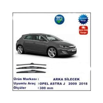 Opel Astra J 2009-2015 Arka Silecek