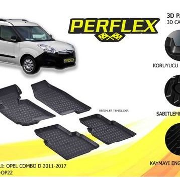 Opel Combo 3D Havuzlu Paspas