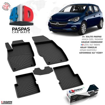 Opel Corsa 4D Havuzlu Paspas