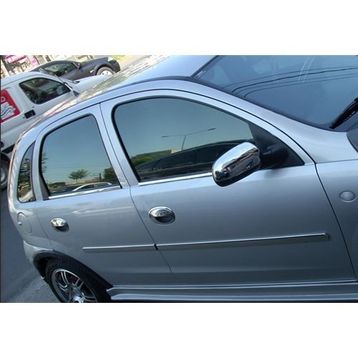 Opel Corsa C 2000-2006 4 Parça Paslanmaz Çelik Cam Çıtası
