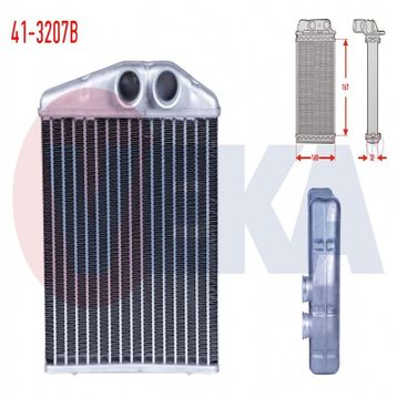 Opel Corsa C Kalorifer Radyatorü