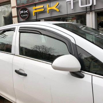Opel Corsa D 4 Parça Krom Cam Çıtası