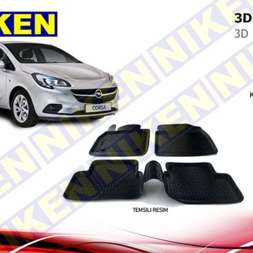 Opel Corsa E 2014 3D Havuzlu Paspas