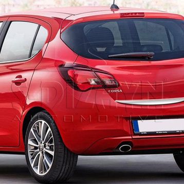 Opel Corsa E 2015 Üzeri 6828030 Krom Bagaj Alt Çıtası
