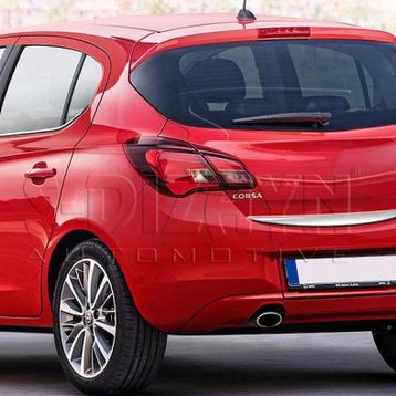 Opel Corsa E 2015 Üzeri 6828030 Krom Bagaj Alt Çıtası