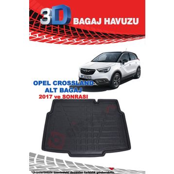 Opel Crossland 3D Bagaj Havuzu
