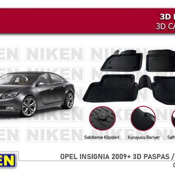 Opel Insıgnıa 2009 3D Havuzlu Paspas