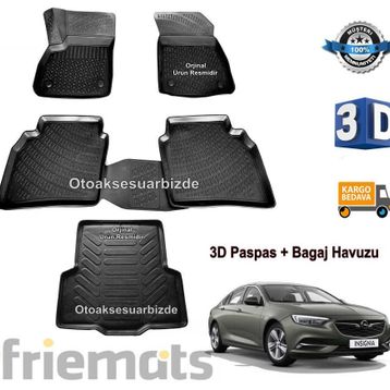 Opel Insignia 3D Havuzlu Paspas
