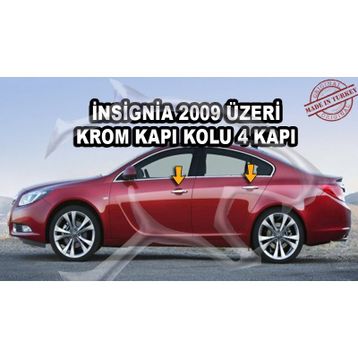 Opel İnsignia Paslanmaz Çelik 4 Kapı Krom Kapı Kolu