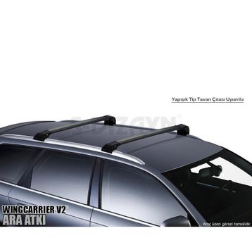 Opel Mokka 2012 Üzeri Siyah Wingcarrier Ara Atkı